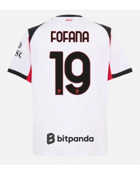 Billige Fotballdrakt AC Milan Youssouf Fofana #19 Replika Bortedrakt 2025-26 Kortermet Billige Fotballdrakt AC Milan Youssouf Fofana #19 Replika Bortedrakt 2025-26 Kortermet